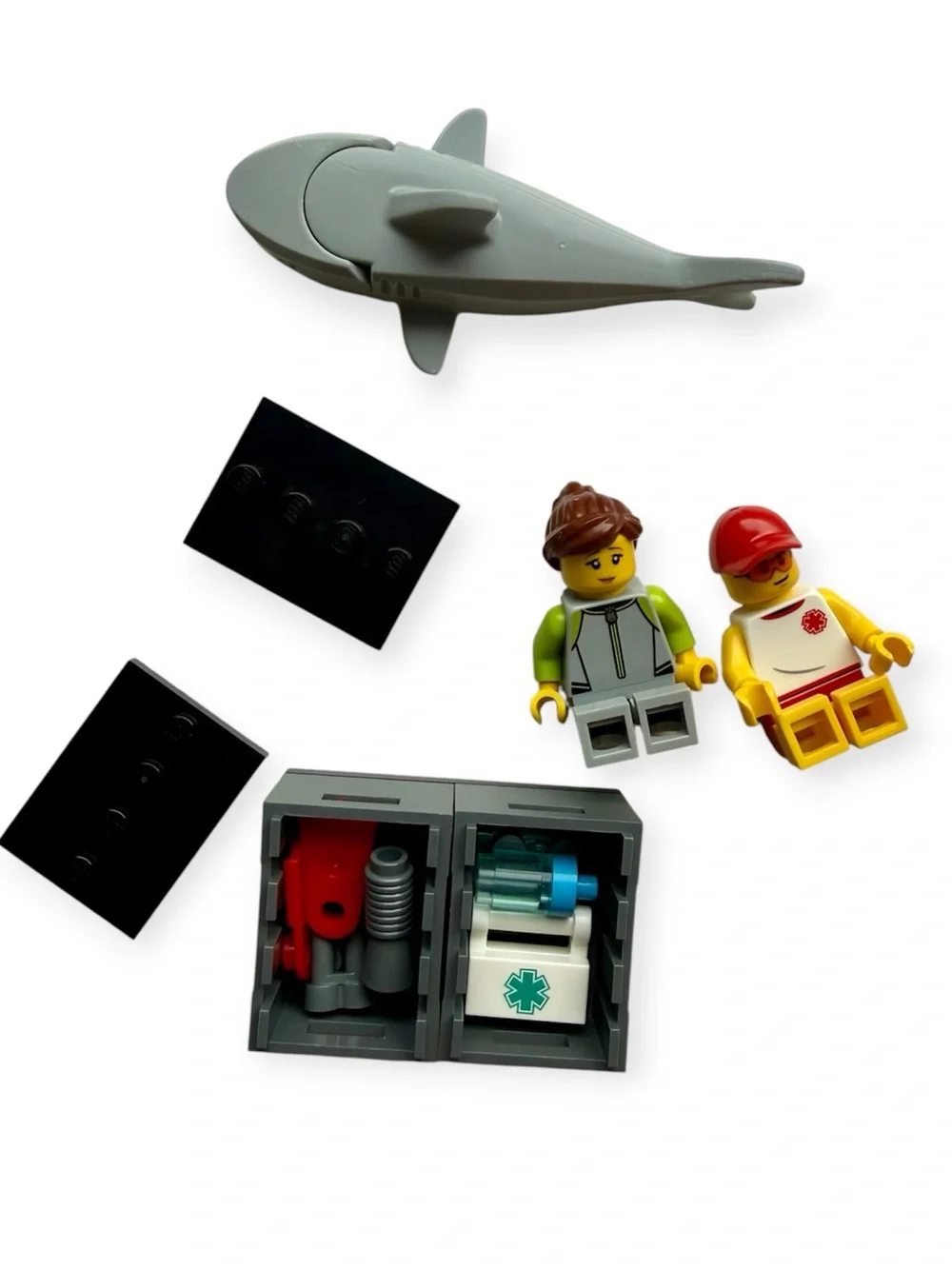 LEGO City 60453 Lifeguard Beach Rescue Truck Shark Minifigures Manual
